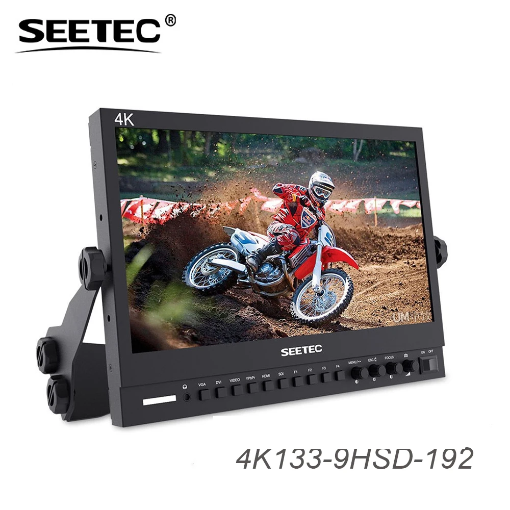 

Original Seetec P133-9HSD 4K Monitor 13.3 Inch IPS 3G-SDIHDMI Broadcast Monitor Director Desktop LCD Monitor