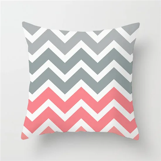 Fuwatacchi геометрический чехол для подушки розовая волнистая точка Подушка с