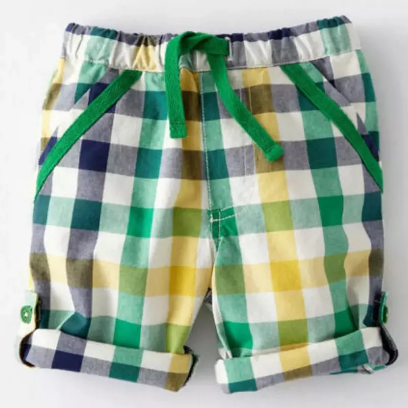 Комплект одежды для маленьких мальчиков Летние повседневные топы с короткими