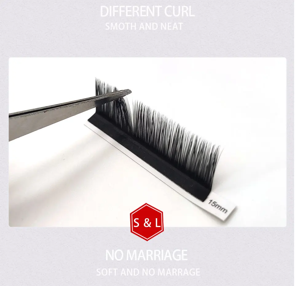 Ресницы для наращивания 16 линий мягкие натуральные ресницы Индивидуальные L