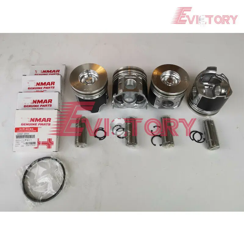 

Для Yanmar 4TNV94 4TNV94L поршень + поршневое кольцо для экскаватора