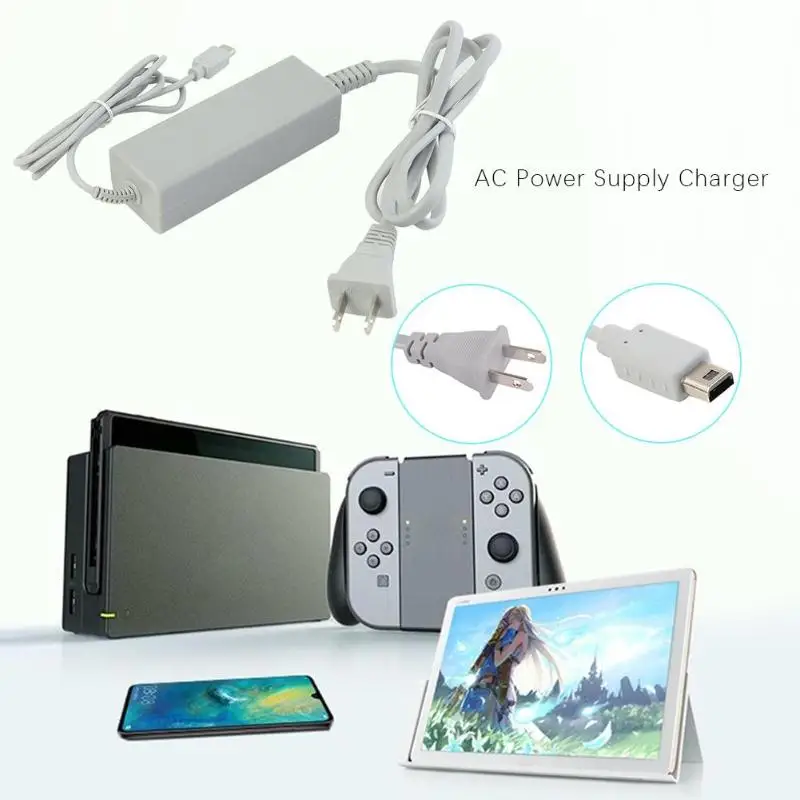 Оригинальное зарядное устройство переменного тока для wii u 100 240 в домашний
