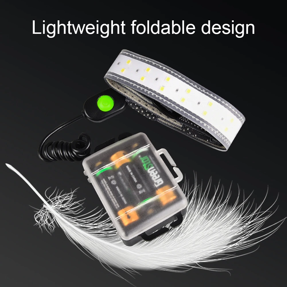 

Portable Battery Powered 26 LED Headlamp Flashlight Waterproof 3 Modes Outdoor Travel Lighting Headlight for Camping Fishing