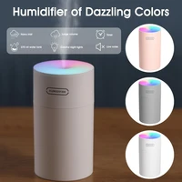 270ml usb air humidifier ultrasonic aroma diffuser car home mist maker with 7 colors night led lights mini office air purifier