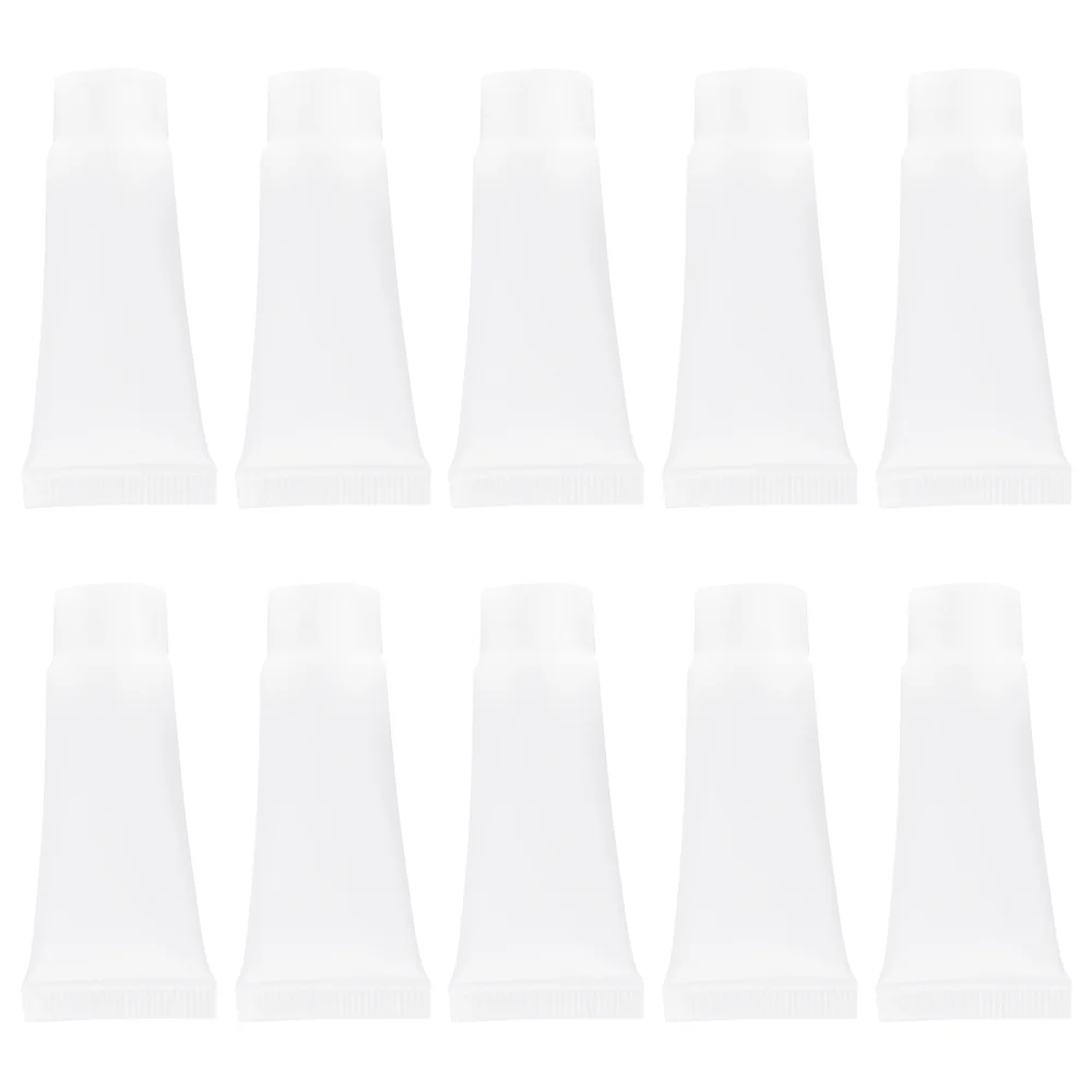 

30pcs 10ml Refillable Bottle Travel Squeeze Bottle Storage Container with Cap for Shampoo Facial Cleanser Toner Hand Cream Body