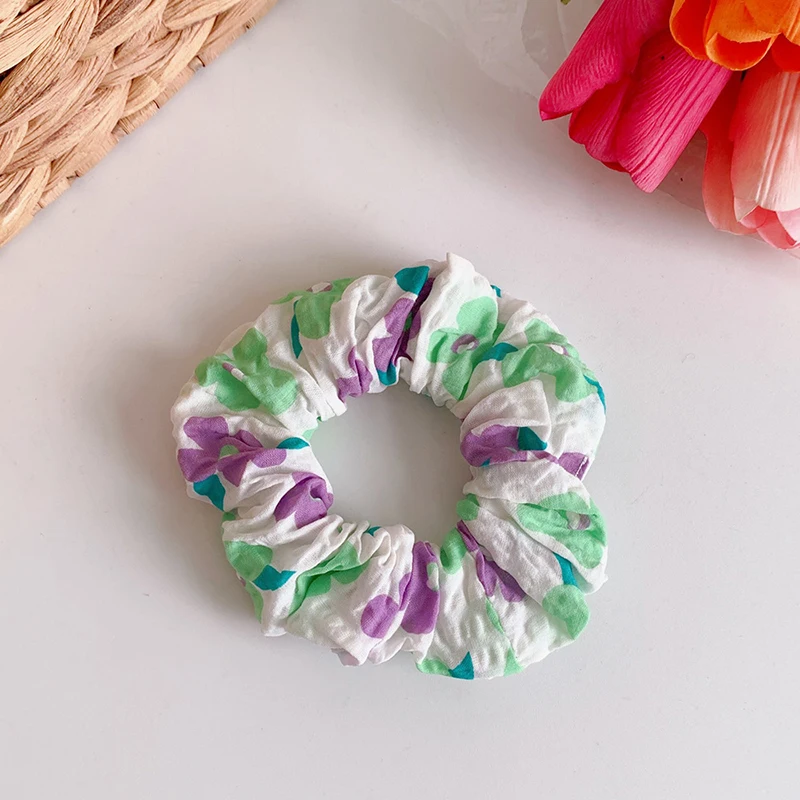 

1 Pcs Woman Scrunchies Hair Ties Girls Ponytail Holders Rubber Band Dot Leopard Hairband Hair Accessories Gift Hair Hoop Fashion