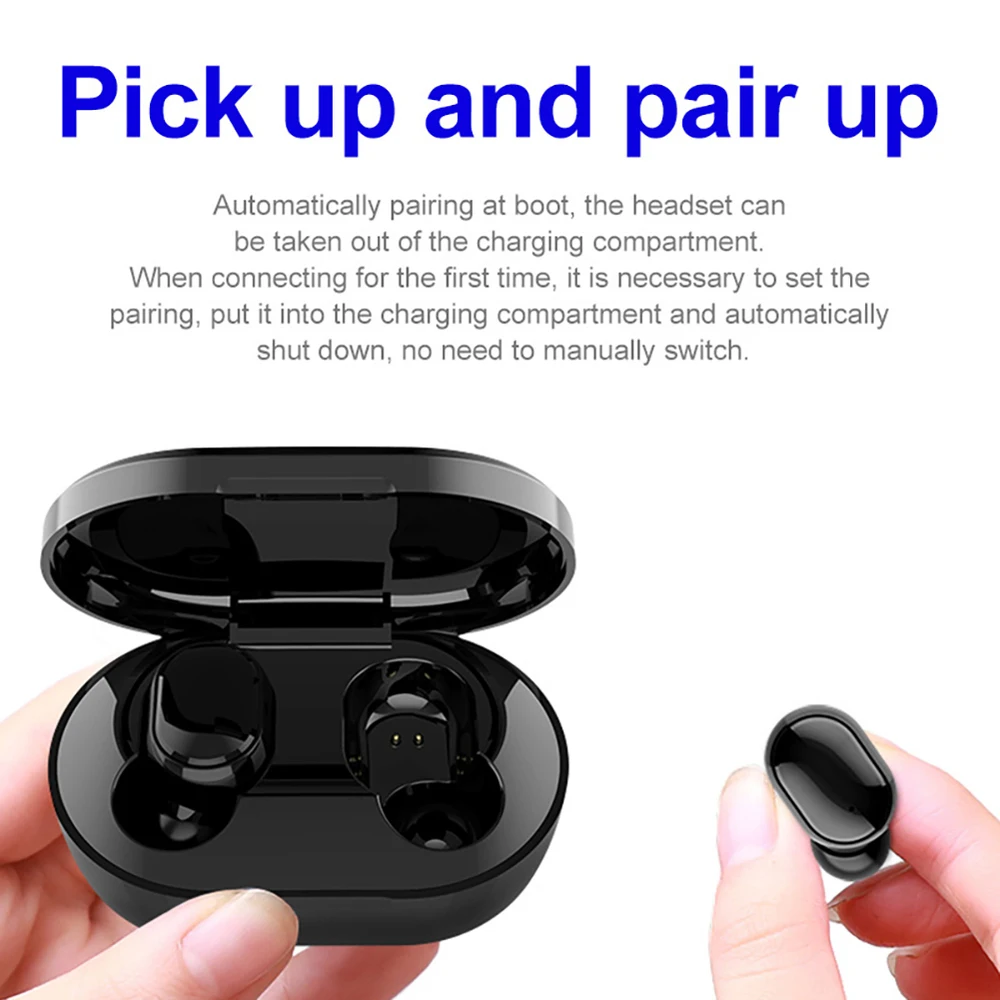 Новые TWS Bluetooth наушники PK Redmi Airdots беспроводные 5 0 с шумоподавлением микрофон