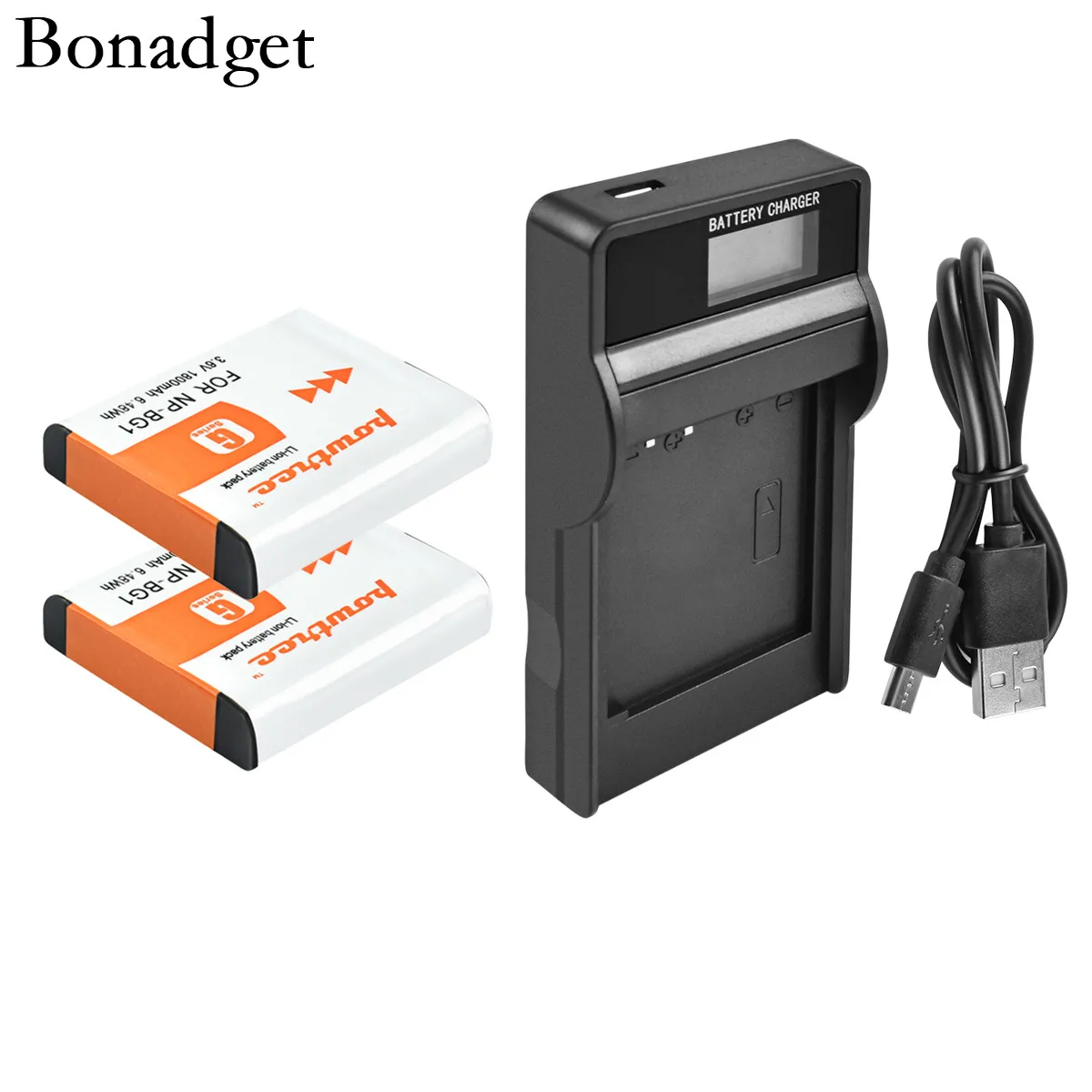 Bonadget NP BG1 Батарея + ЖК дисплей Зарядное устройство Камера запасная часть для