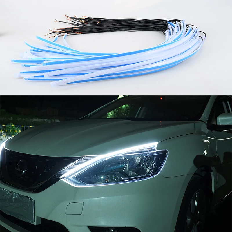 

Led Car Interior Lights Running Lights For Car Lamps Products Automotive Drl With Turn Signals Daytime Running Lights Strip Auto