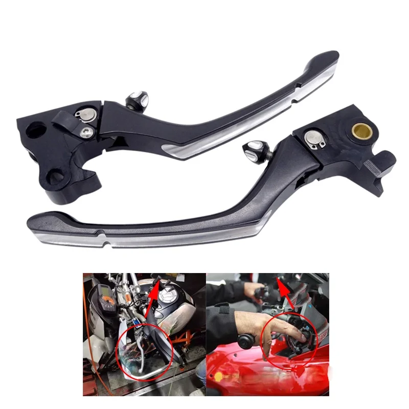 

1 Pair Motorcycle Adjustable Brake Clutch Levers For Harley Touring Street Glide Special FLHXS FLHX FLHTK FLHTCU 2014-2016