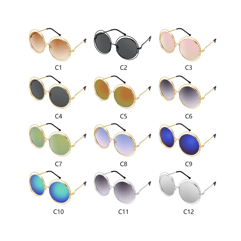 

Around Sunglasses Women 2021 New Oversized Women Sunglasses Vintage Luxury Brand Designer Sunglasses Lunette De Soleil Femme