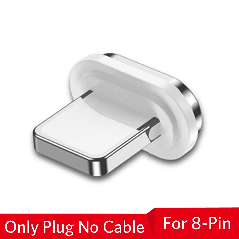 Only iOS Adapter Магнитный Micro usb type-C кабель для Xiaomi Redmi Note 7 USB C кабель для iPhone 11X7 8 samsung Быстрая зарядка мобильного телефона зарядное устройство - Цвет: Only iOS Adapter