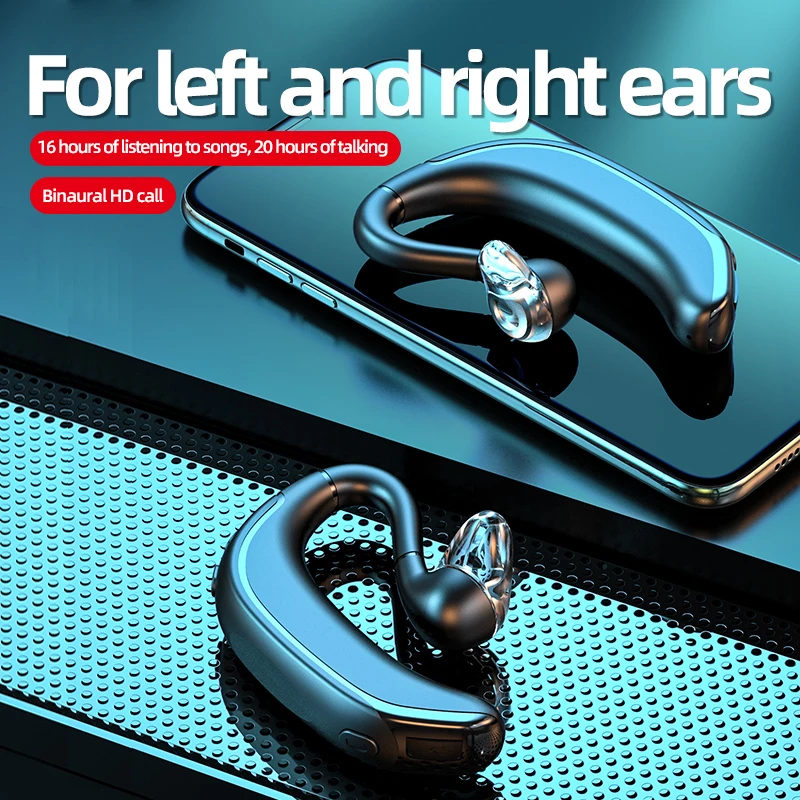 M-800 Unilateral Hanging Earphone Wireless Bluetooth Headset Microphone Stereo Sports Business Office Mobile Phone Accessories |