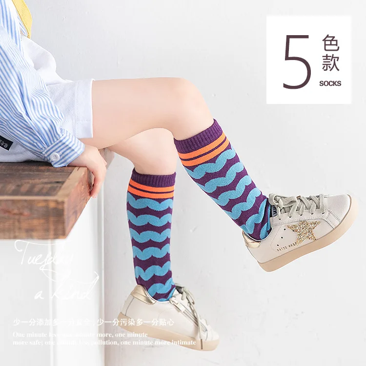 Новые колготки для девочек детей полосатые чулки в горошек маленьких детские