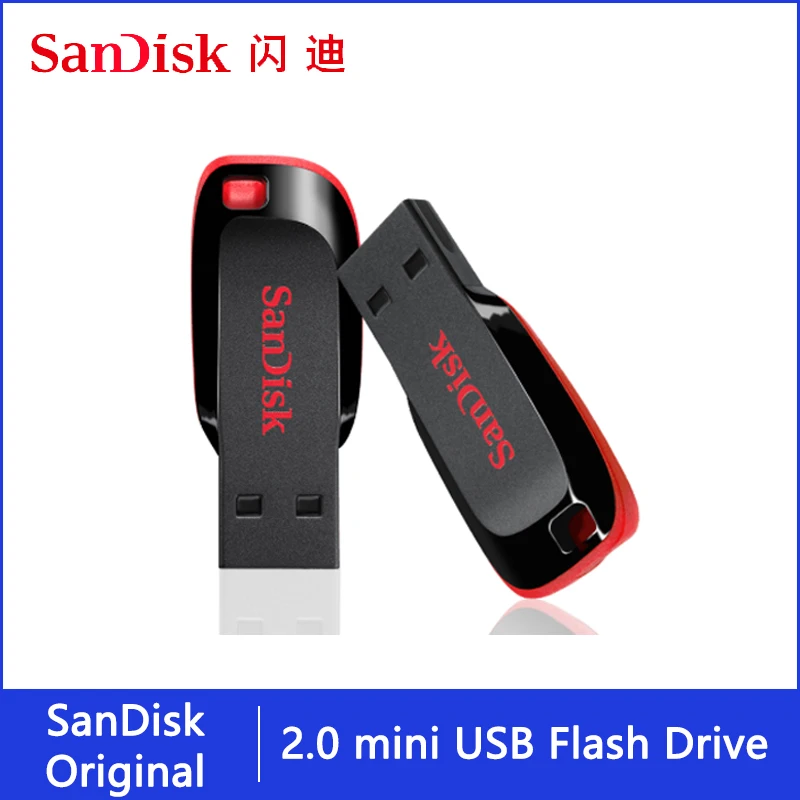 Sandisk флеш накопитель 128 ГБ 64 32 16 ГБ|USB флэш-накопители| |