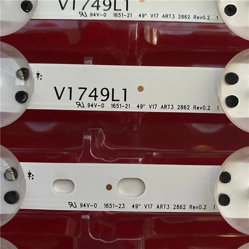 8 комплектов = 32 шт. Novo Kit 49UV340C 49UJ6565 49UJ670V V17 49 R1 L1 A 49uj | Освещение