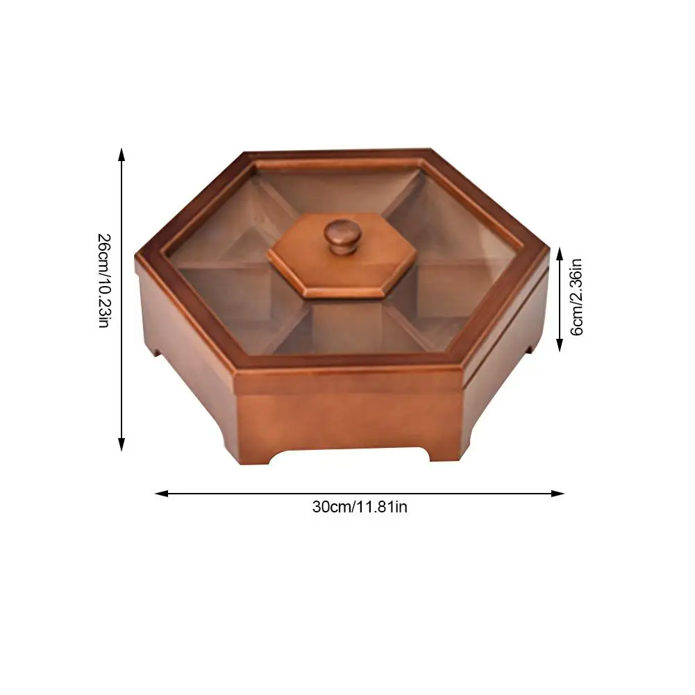 Китайская простая деревянная Фруктовая тарелка сушеные фрукты коробка для