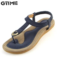 size 35 42 new women sandal flat heel summer casual single shoes woman soft bottom slippers sandalssjpae 209