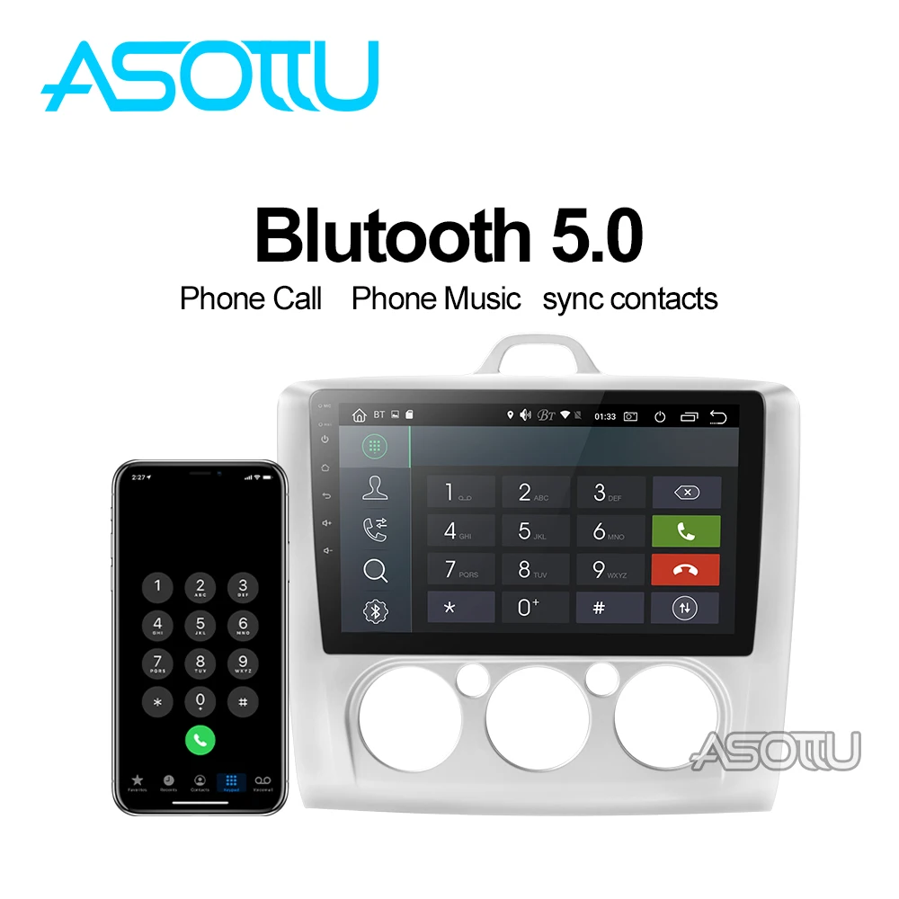 Asottu FO602 Android 9 0 PX6 автомобильный DVD для Ford focus 2 MK2 EXI MT 2004 2005 2006 2007 2008 2009 2010 2011 gps радио