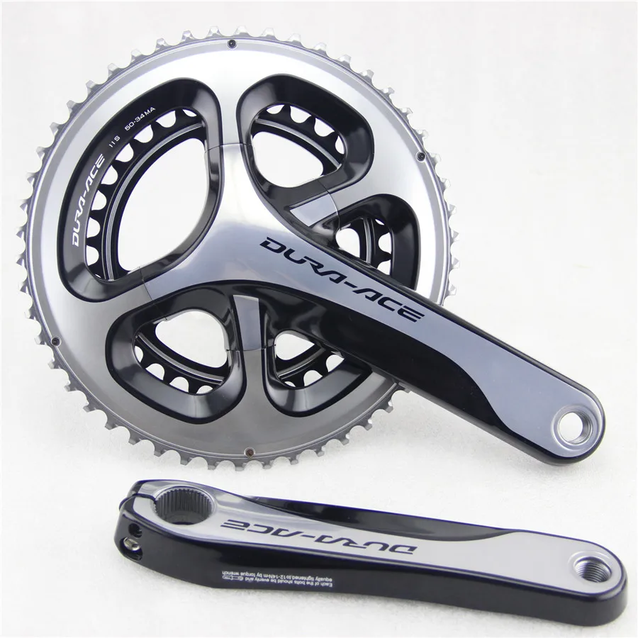 SHIMANO DURA ACE FC R9100 9000 HOLLOWTECH II шатун R9100 шатун 2x11-скорость 50-34T 52-36T 53-39T 165 мм 170 мм 172,5 мм 175 мм - Цвет: 9000 53-39T 172.5MM