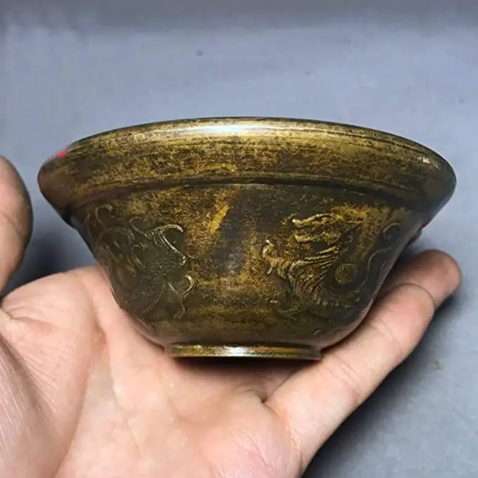 EASTCODE синий дракон белый тигр Сузаку базальт четыре святой чаши Чистая медь