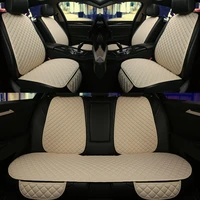 5 seats car seat covers set universal fit most cars seat protector with backrest automobile line cushion pad mat for auto truck