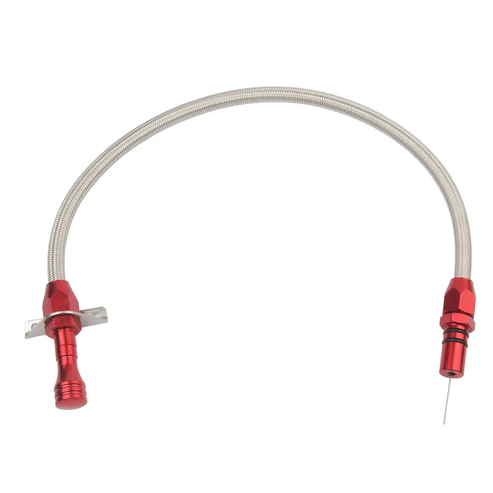 21 дюймов Нержавеющая сталь Гибкая автомобиля масляный щуп Авто машинное масло