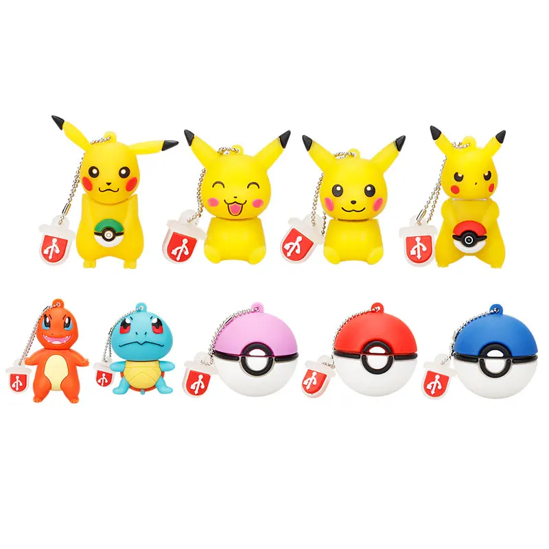 Usb флеш-накопитель 128 ГБ шариковая ручка эльфа 64 Гб pokemon Pikachu pendrive 32 ГБ 16 ГБ 8 ГБ 4 ГБ usb memory stick usb 2,0