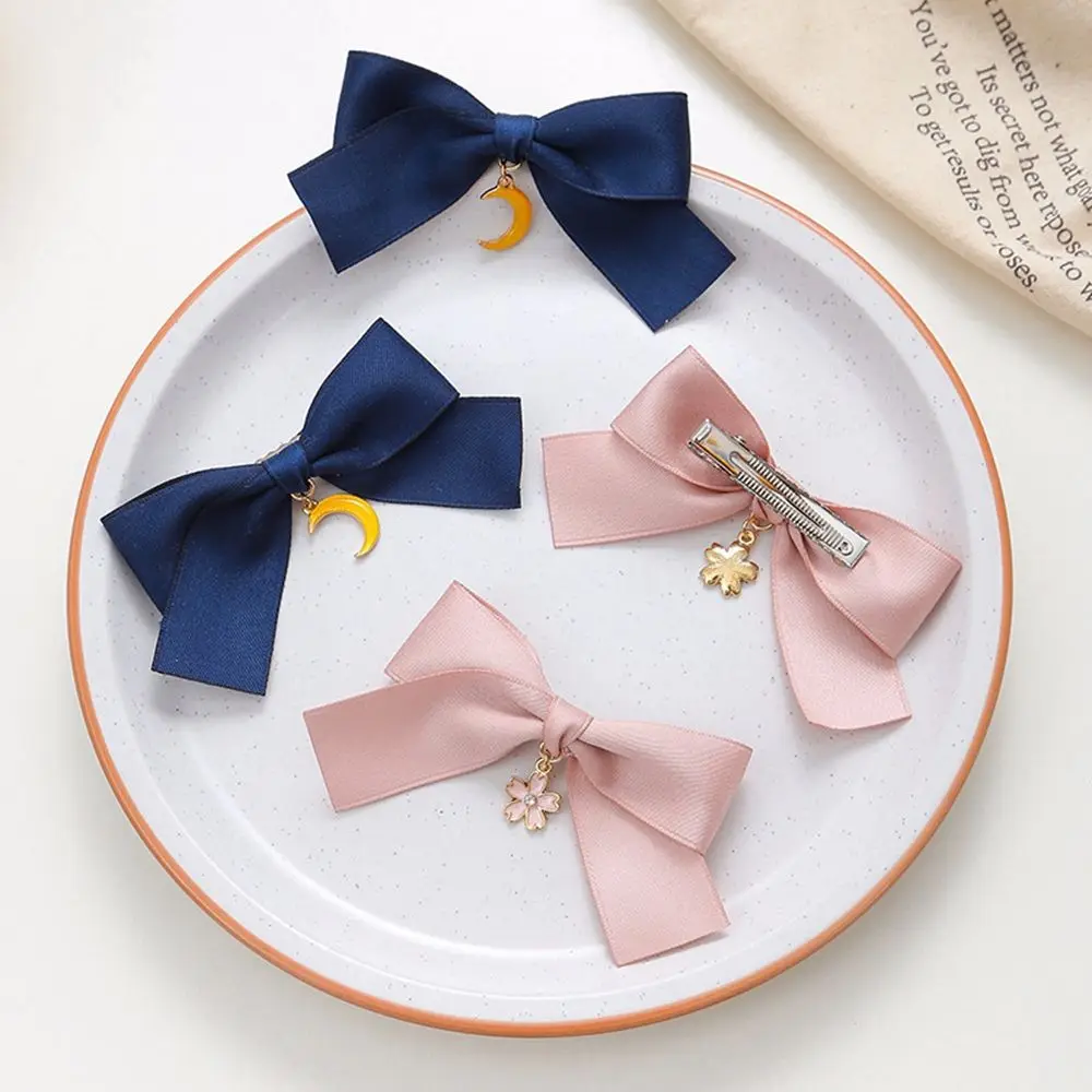 

Cloth Girl Korean Cherry Blossoms Hair Accessories Bow Hairpin Lolita Hair Clip
