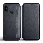 Чехол-книжка для Xiaomi Redmi Note 7, 5, 6, 8, 9 Pro, 8T, 9S, кожаный, без магнита