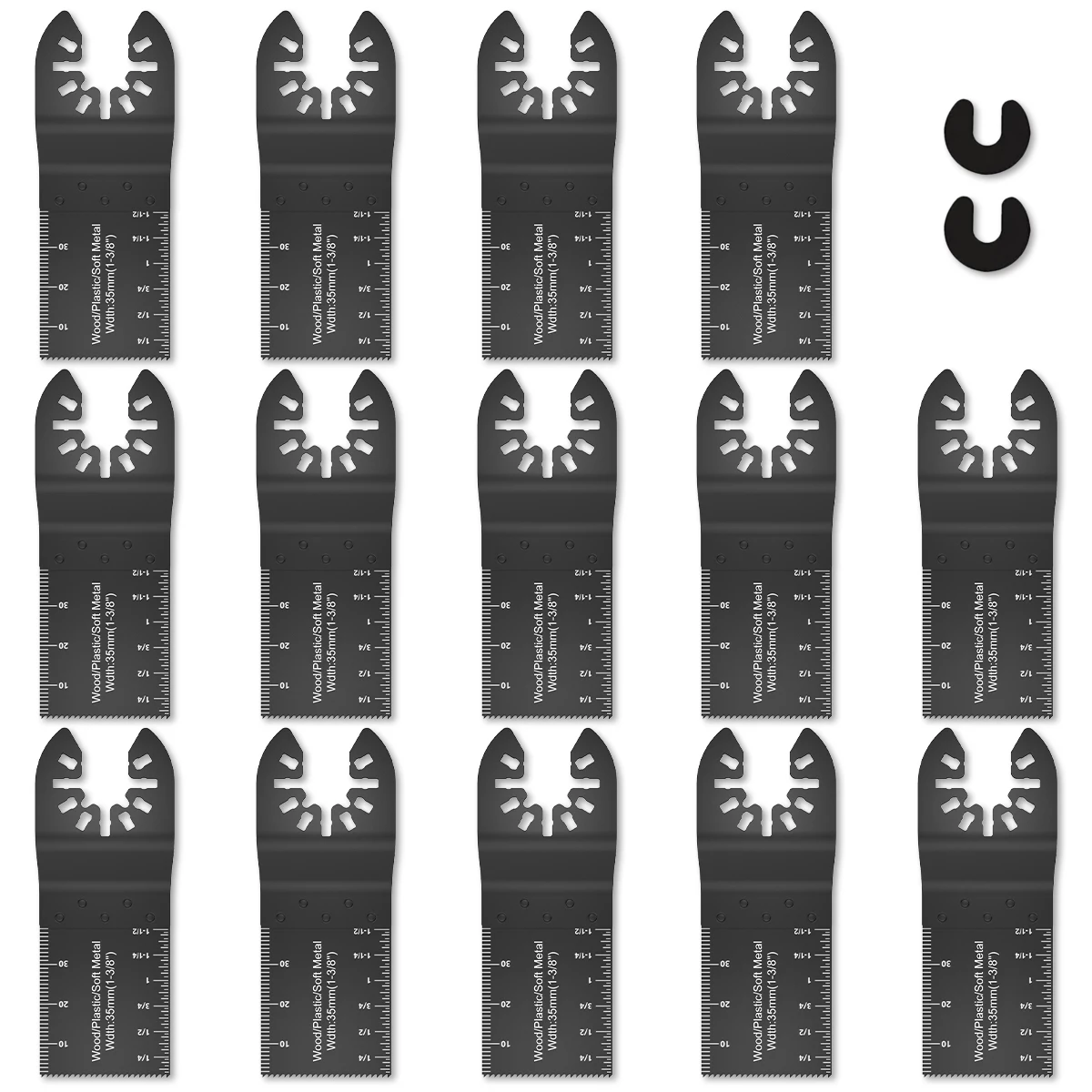 

16pcs Multi-Function Precision Saw Blade Accessories Oscillating Saw Blades for Renovator Power Wood Cutting Tool Bit
