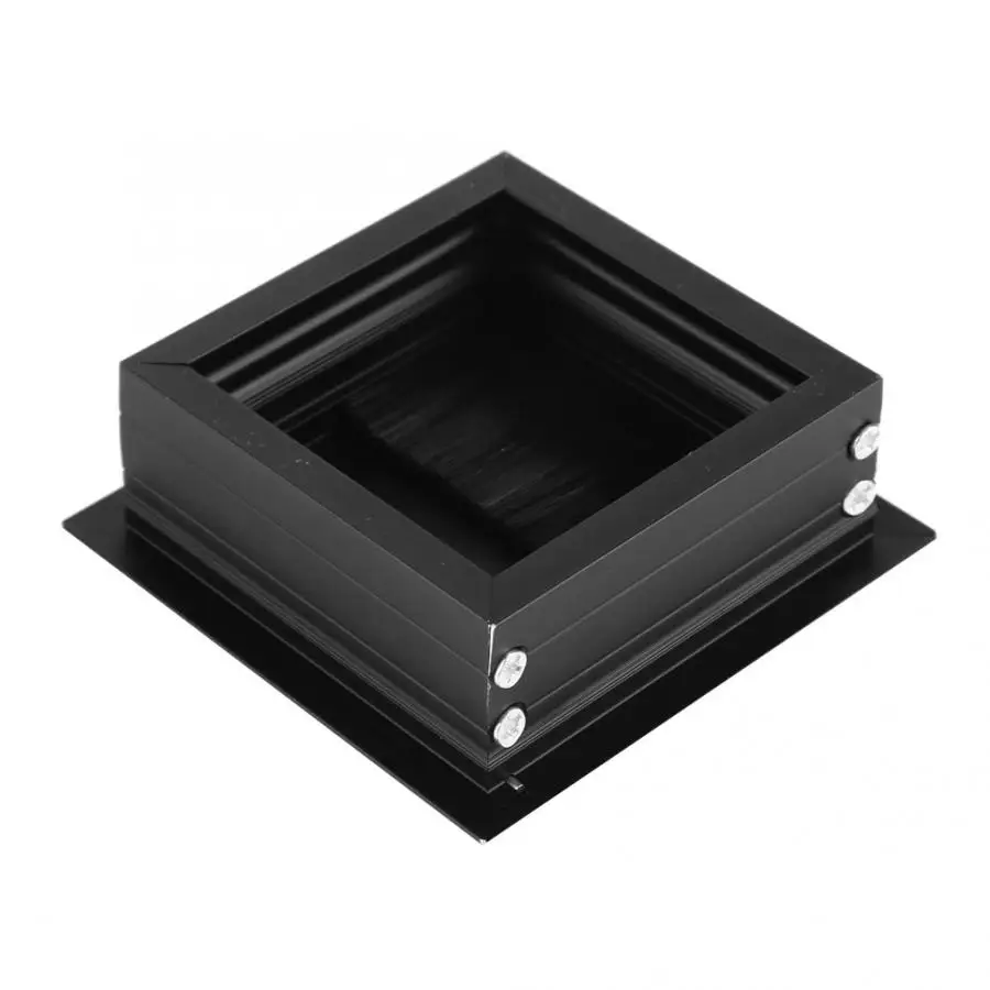 2 шт. прямоугольная крышка с отверстием для кабеля из алюминиевого сплава