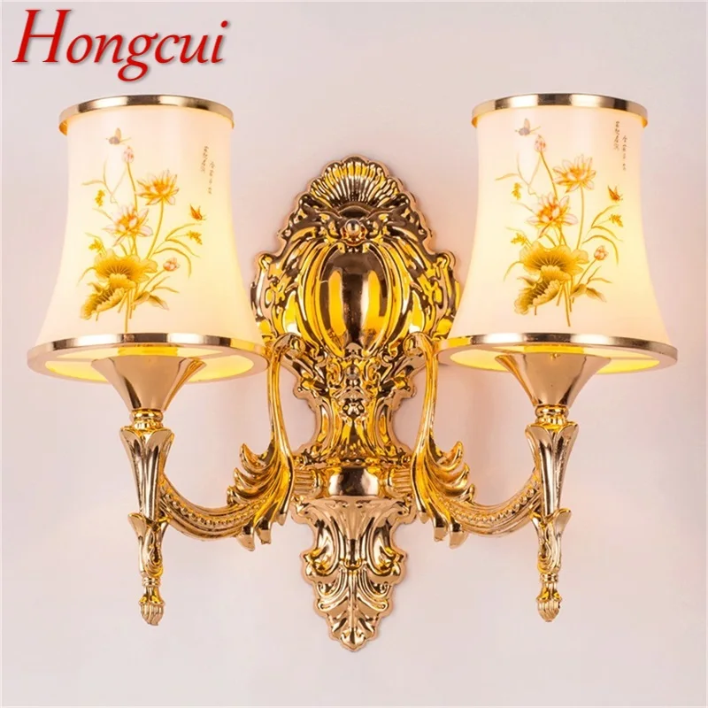 

Настенные светильники Hongcui, современные роскошные светодиодные светильники, модные комнатные светильники для дома