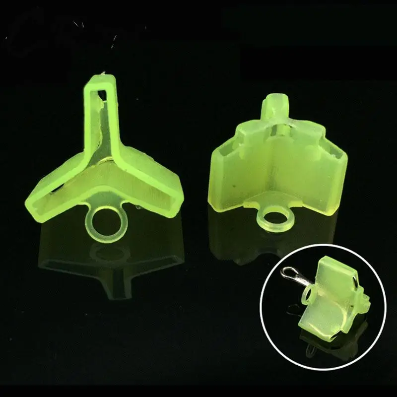 

50Pcs Polyethylene 1# 2# 3# 4# 5# Fishing Treble Hooks Safety Protector Holders Case Bonnets Hooks Covers Case Green