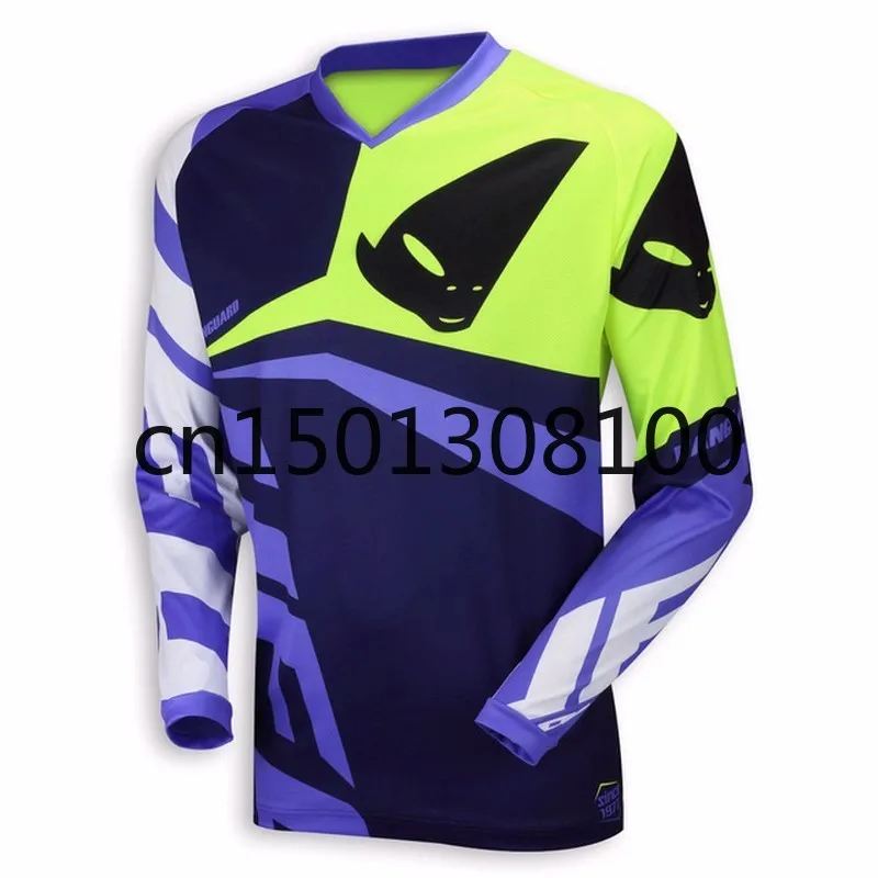 

2021 DH JERSEY MX motocross racing jersey motorcycle moto jersey long sleeve t shirt hot jersey100%Polyester bike Popular sport