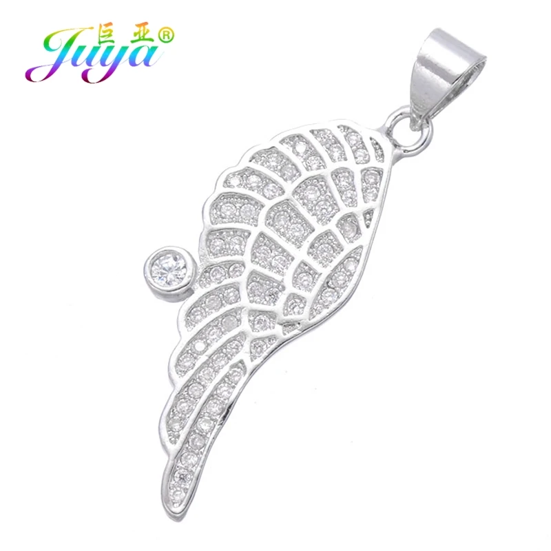 White Gold Juya DIY модные ювелирные принадлежности для подвесок золото/серебро/розовое золото крыло Эйфелева башня Ноги Бабочка черепаха украшения в виде слонов - Окраска металла: White Gold