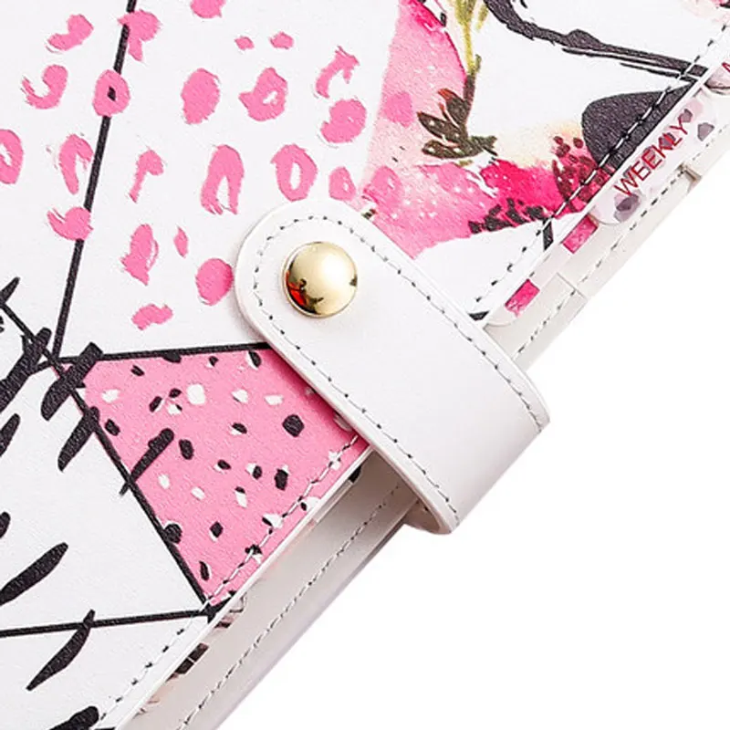 2020 Yiwi Rose Flower A5 A6 Creative DIY loose Leaf Binder Planner Kawaii Stationery Day Plan Diary Notepads Memo Pad | Канцтовары для