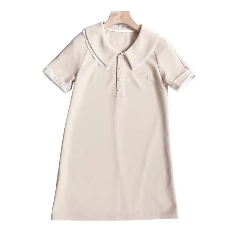 

New Plus Size New Summer Dress Girls Boho Party Chiffon Female Vintage Dress Oversize Short Sleeve Women Dresses Robe Vestido