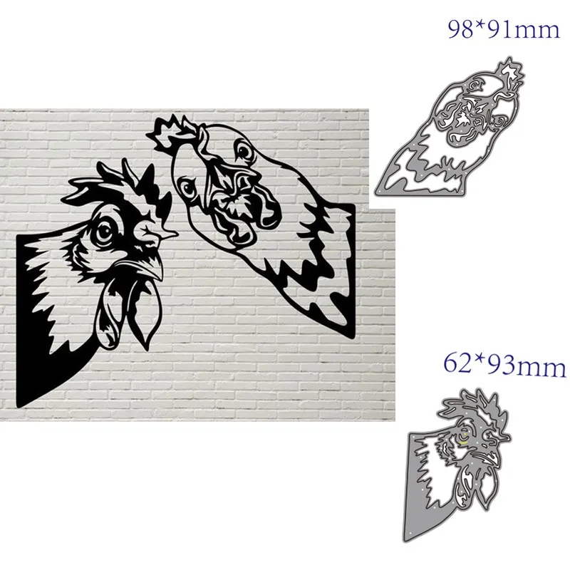 Металлические Вырубные штампы вырезанные формы животные Фотообои для