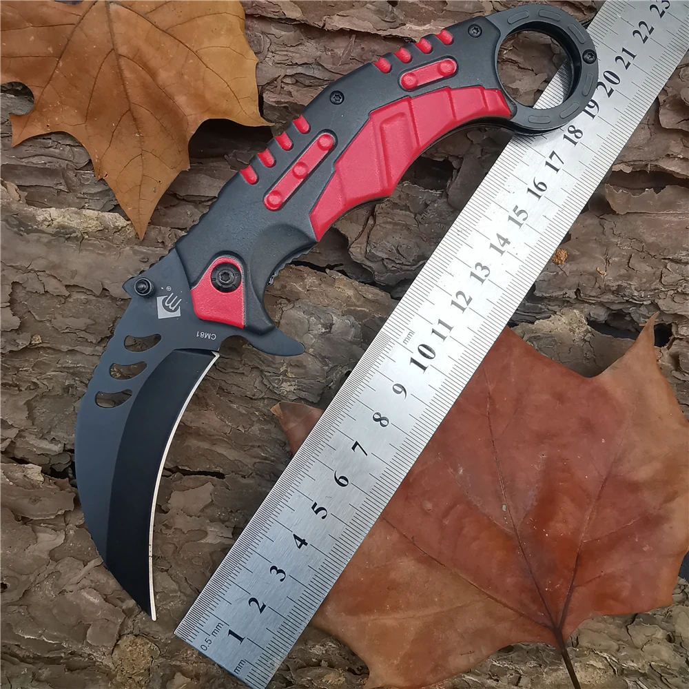 Открытый тактический походный охотничий карманный складной нож Karambit аварийное