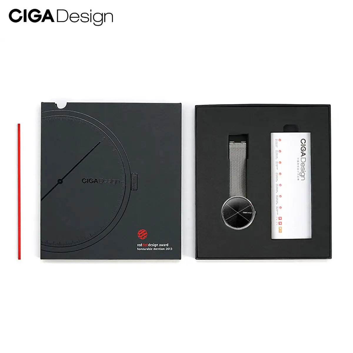 Кварцевые часы CIGA DESIGN модные простые кварцевые со стальным/кожаным ремешком и