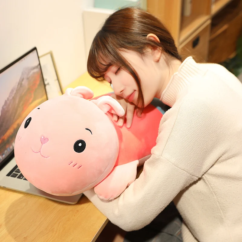 

55CM plush toy animal cat cute creative plush toy office rest nap pillow cushion plush gift doll