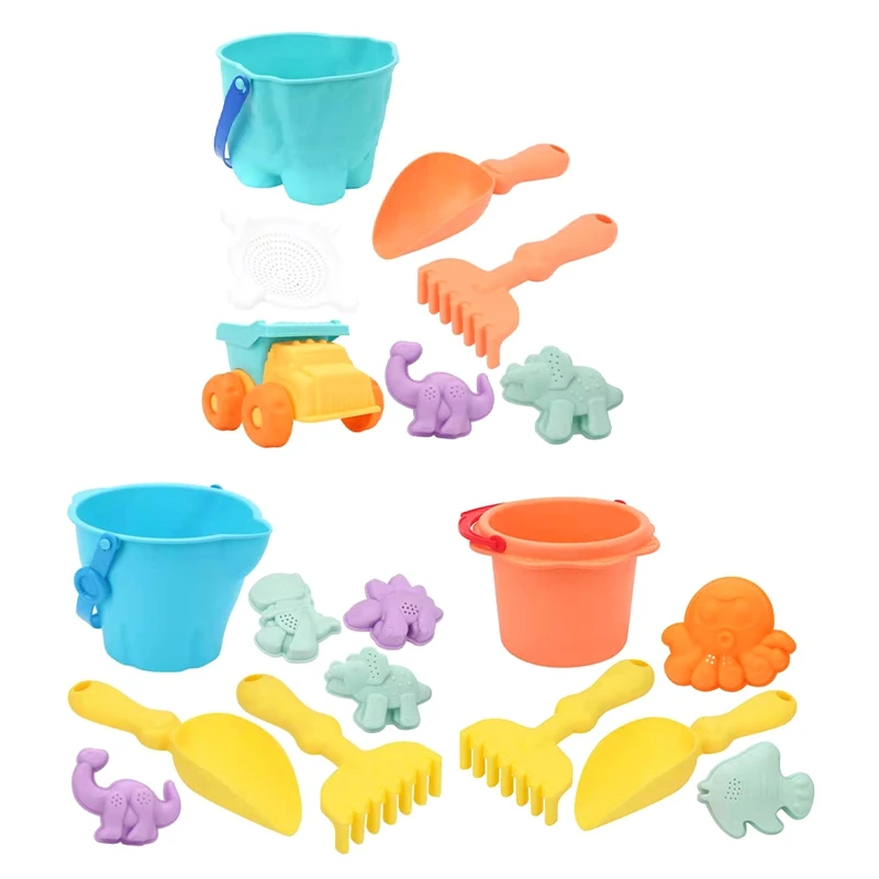 

ABS Soft Baby Beach Toys Baby Beach Game Toy Children Sandbox Set Kit Summer Toy for Beach Play Sand Water Play Cart