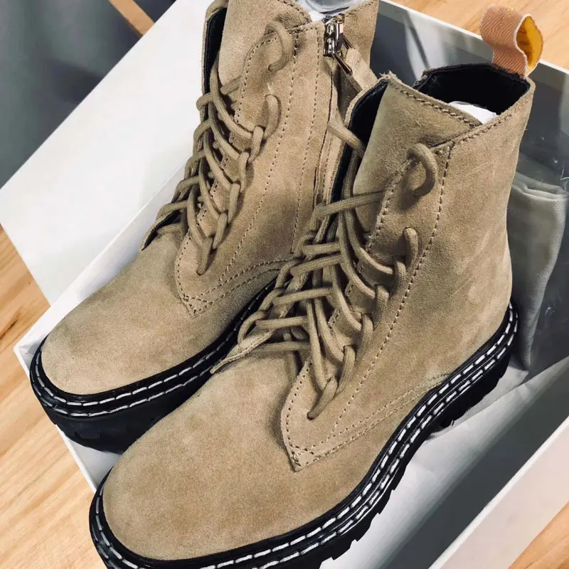 2019 Для женщин женская обувь из натуральной кожи дышащие Женские зимние сапоги