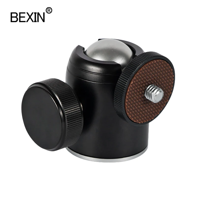 Мини штатив с шаровой головкой поворот на 360 градусов винтом 1/4|Штативные головки|