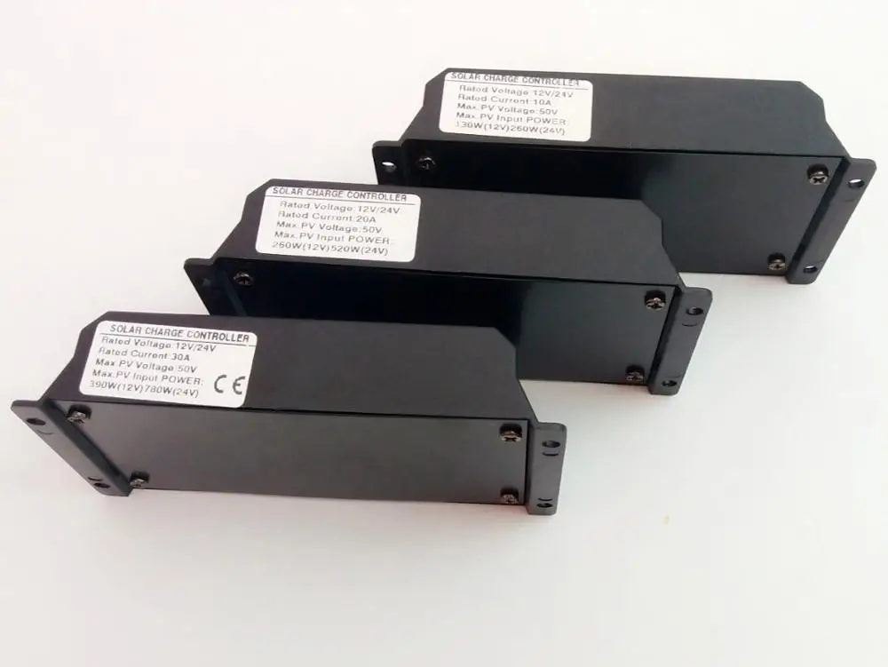 10A 20a 30a PWM солнечный контроллер с ЖК-дисплеем и 5 в USB выход для Солнечная зарядка аккумулятора