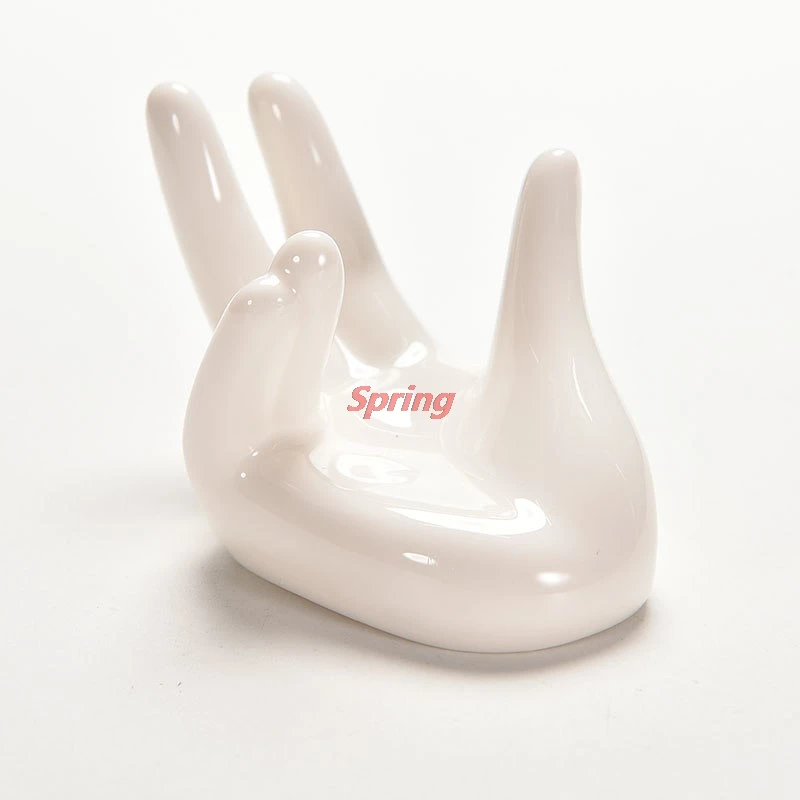 

Popular Porcelain Ceramic Air Plant Tillandsia Holder Flower Office Desk Decor Chic Home Decoration 45g 8x5x4.7cm