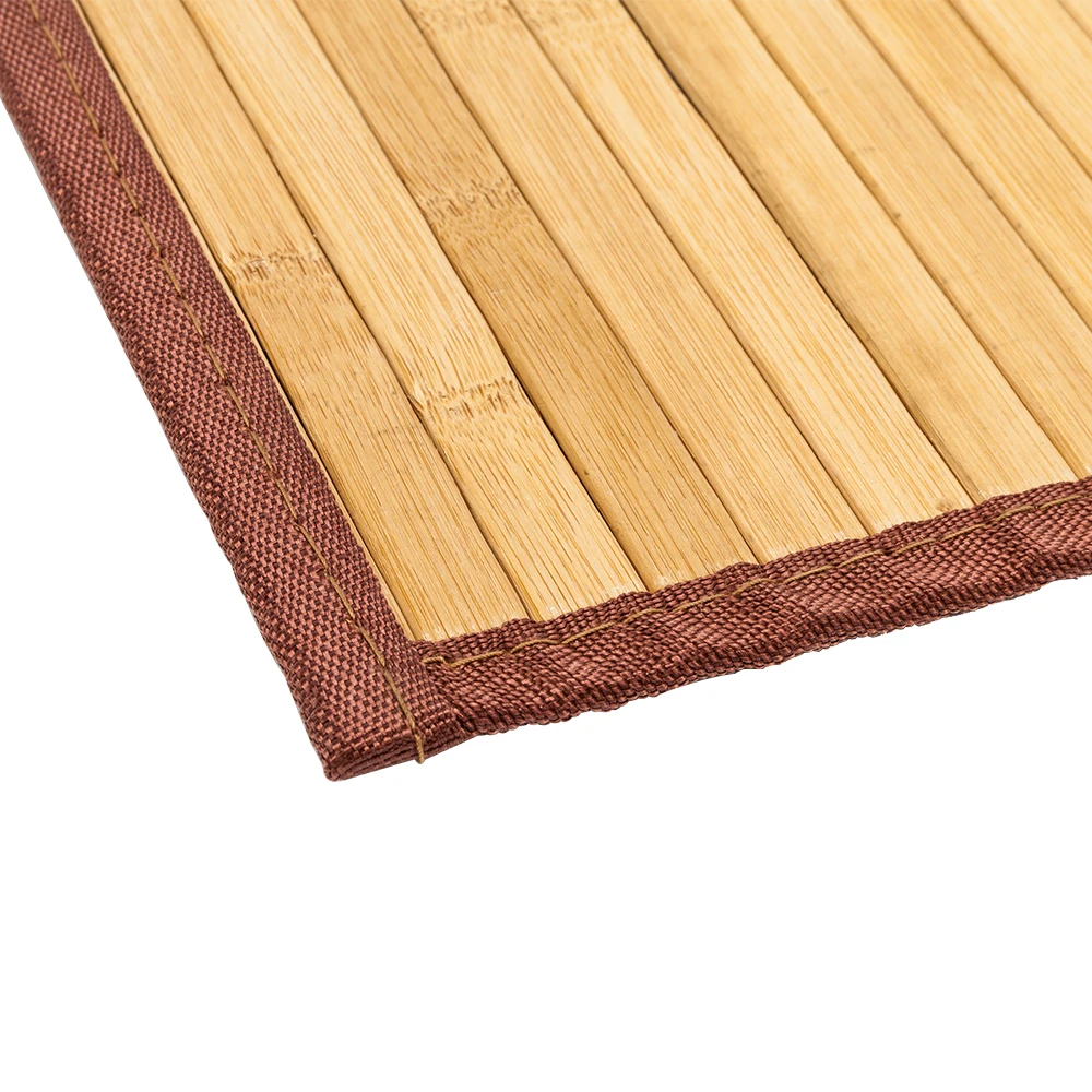 

21"*60" Non-sliding Waterproof Bamboo Floor Mat Natural