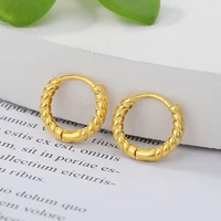 fashion circle hoop earrings color metal simple round earrings for women wedding party jewelry gift accessories wholesale