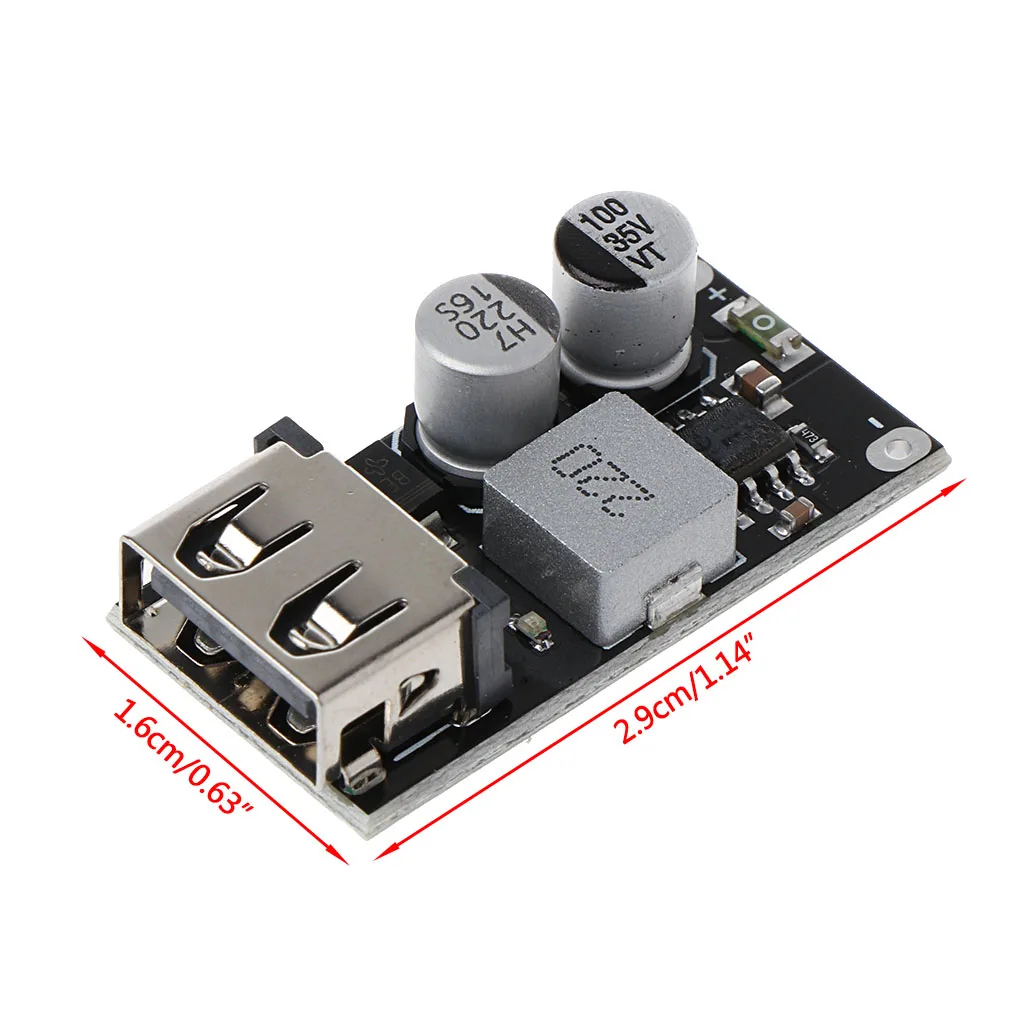 QC3.0 QC2.0 Быстрая зарядка модуль USB DC Конвертер доска автомобильное зарядное